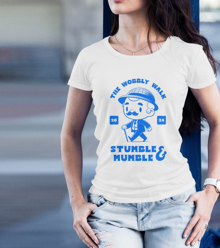 The Wobbly Walk 2024 Stumble And Mumble T-Shirt