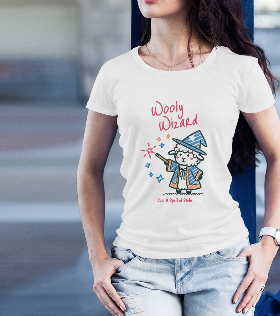 Wooly Wizard Cast A Spell Of T-Shirt