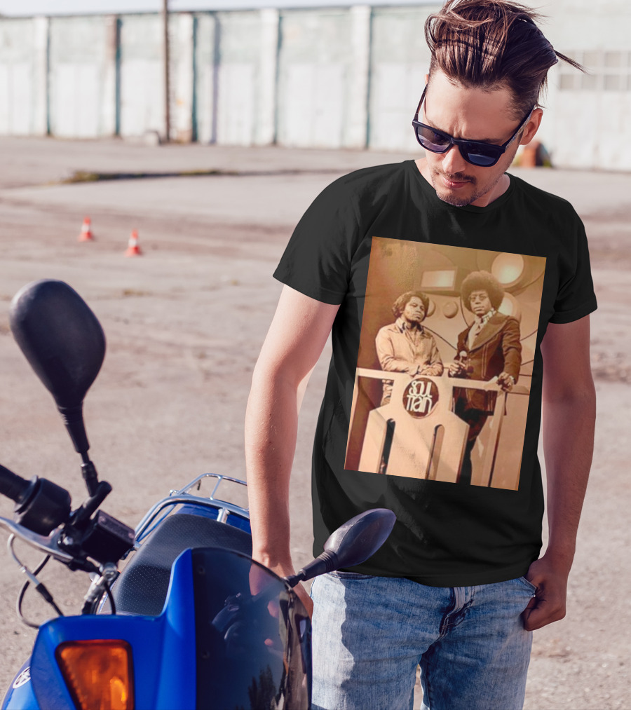 James Brown And Don Cornelius Soul Train Iconic Music Legends T-Shirt
