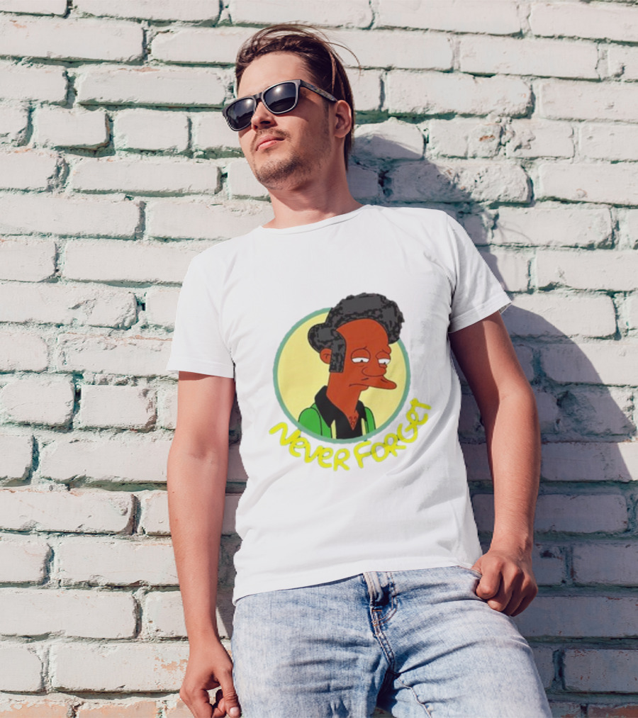 Never Forget Apu Simpsons Character T-Shirt