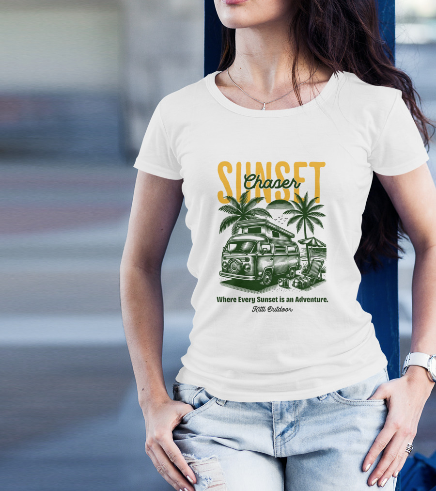 Sunset Chaser Where Every Sunset Is An Adventure Kittl Outdoor T-Shirt
