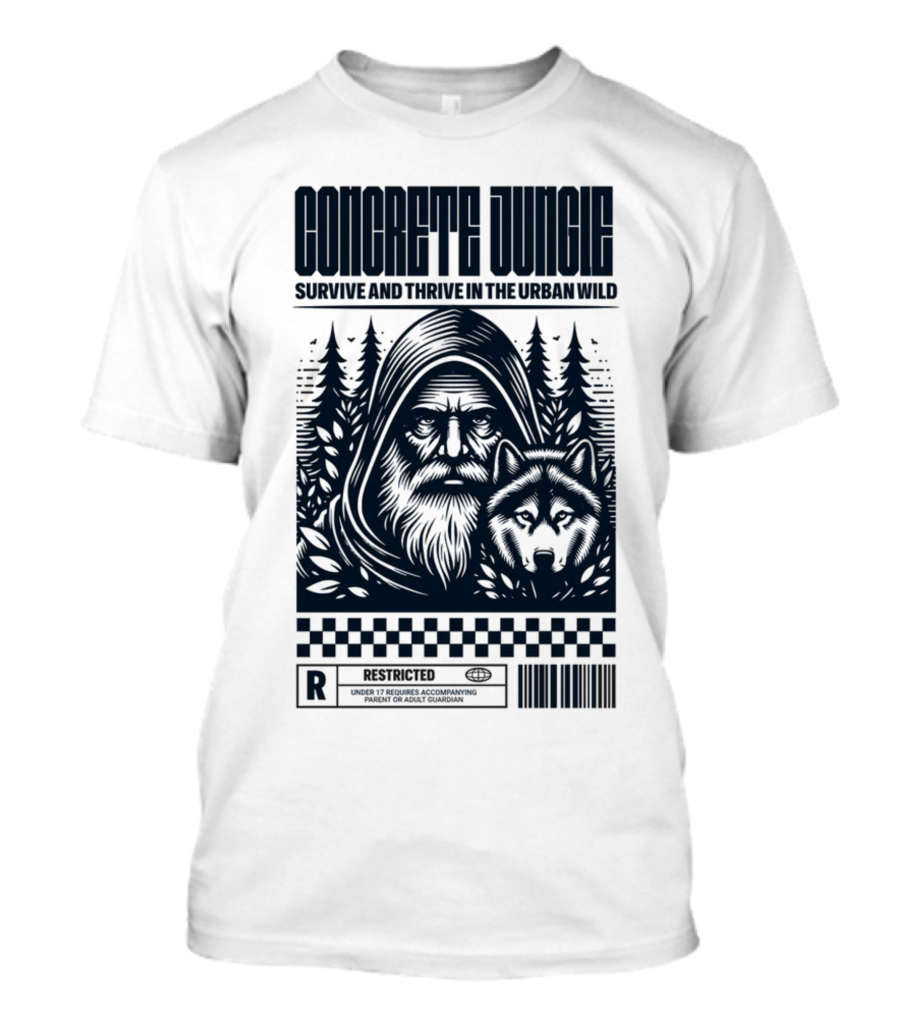 Concrete Jungle Survive And Thrive In The Urban Wild T-Shirt