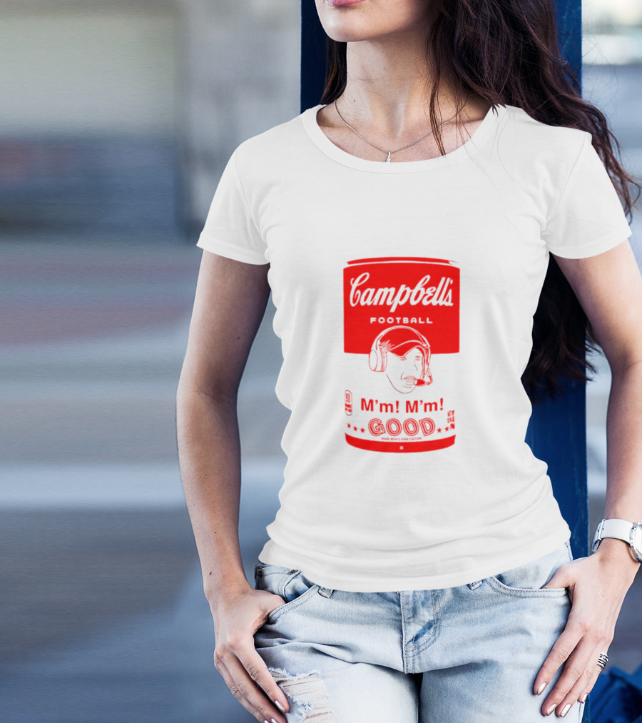 Campbell’s Football M’m M’m Good Soup Headset Coach T-Shirt