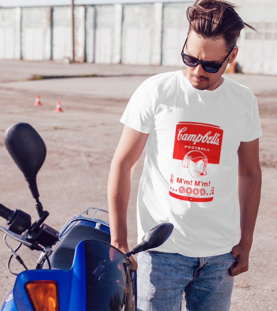 Campbell’s Football M’m M’m Good Soup Headset Coach T-Shirt