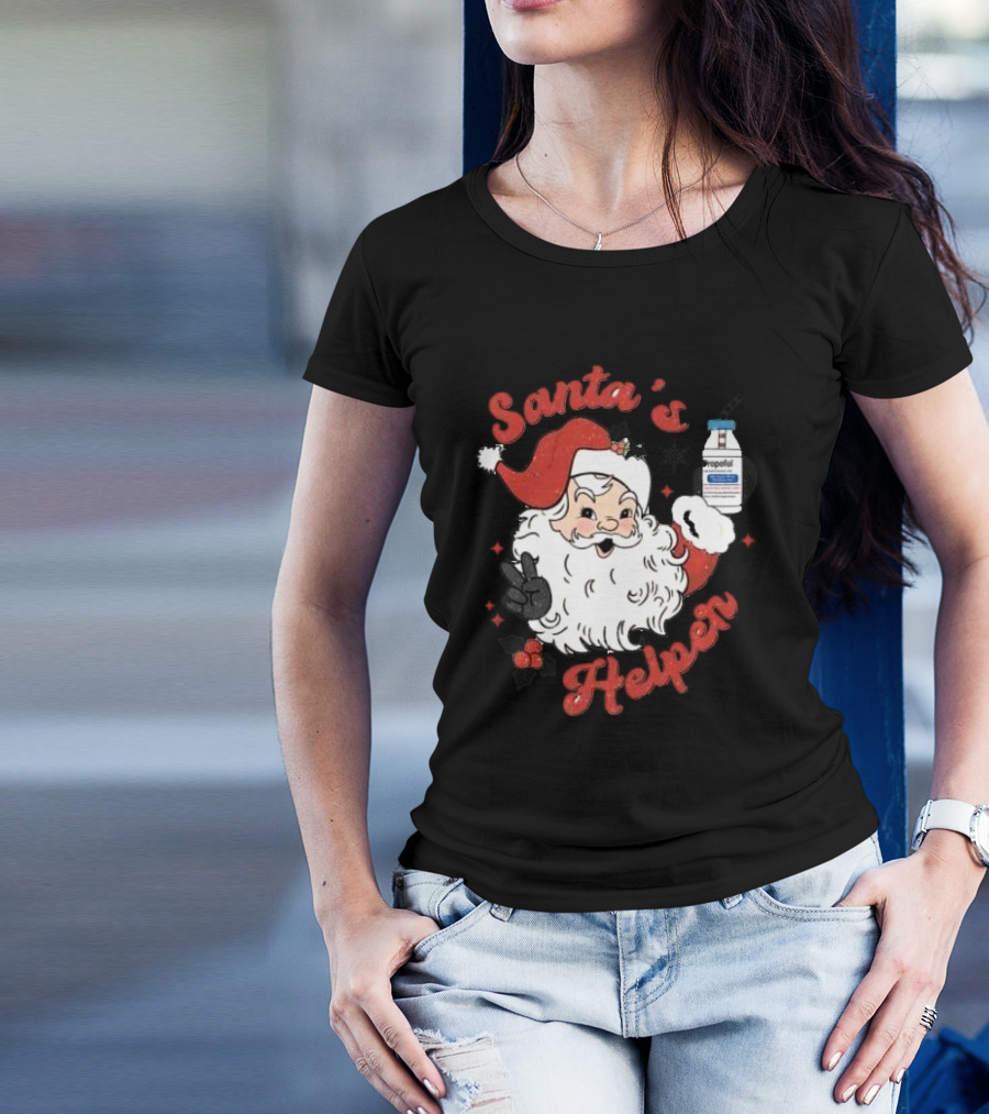 Santa's Helper Christmas Propofol T-Shirt