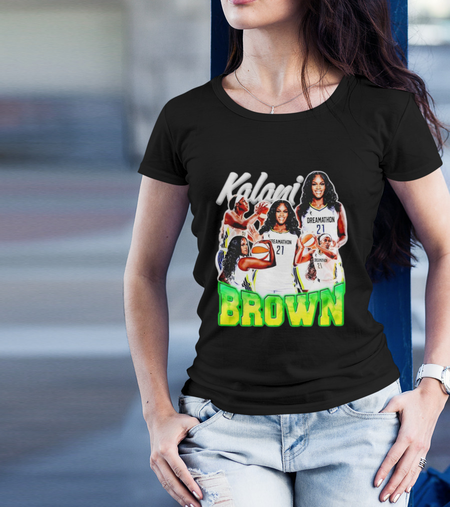 Kalani Brown Dreamathon 21 Basketball Legends T-Shirt
