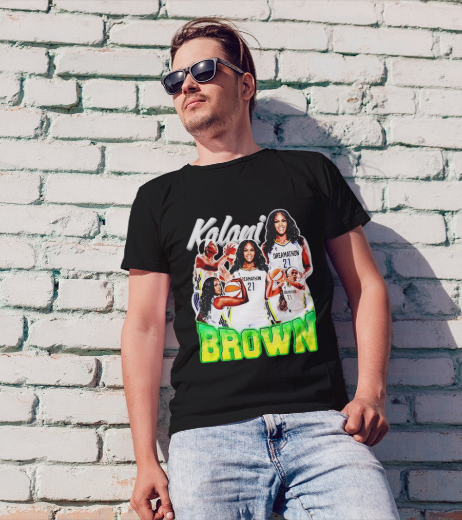 Kalani Brown Dreamathon 21 Basketball Legends T-Shirt