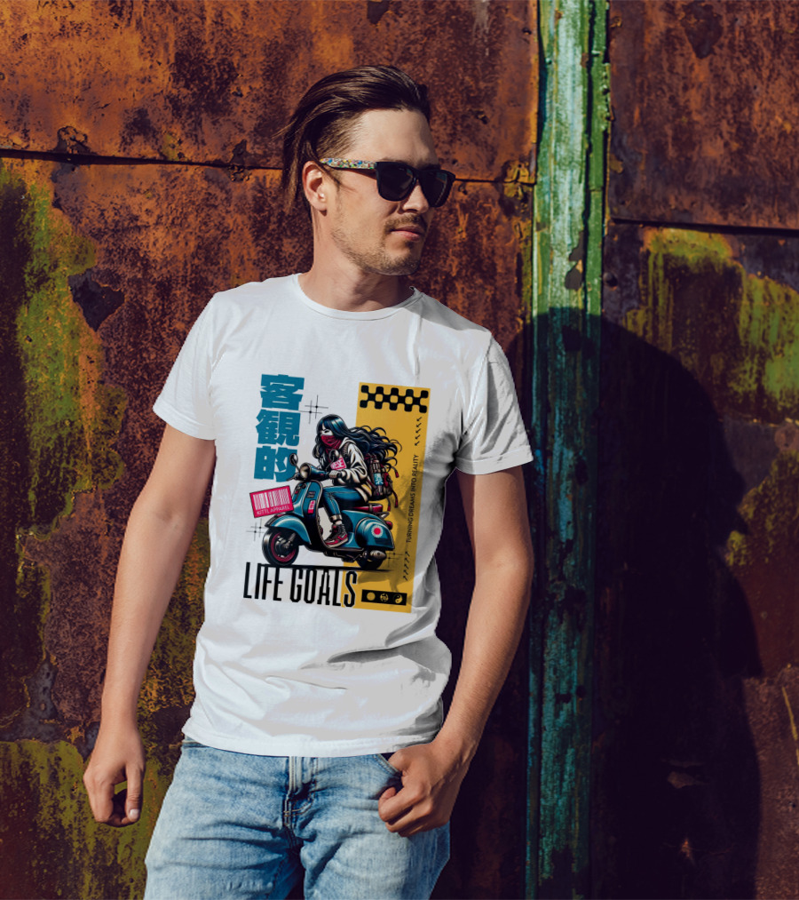 LIFE GOALS LITTLE APPAREL TURNING DREAMS INTO REALITY T-Shirt