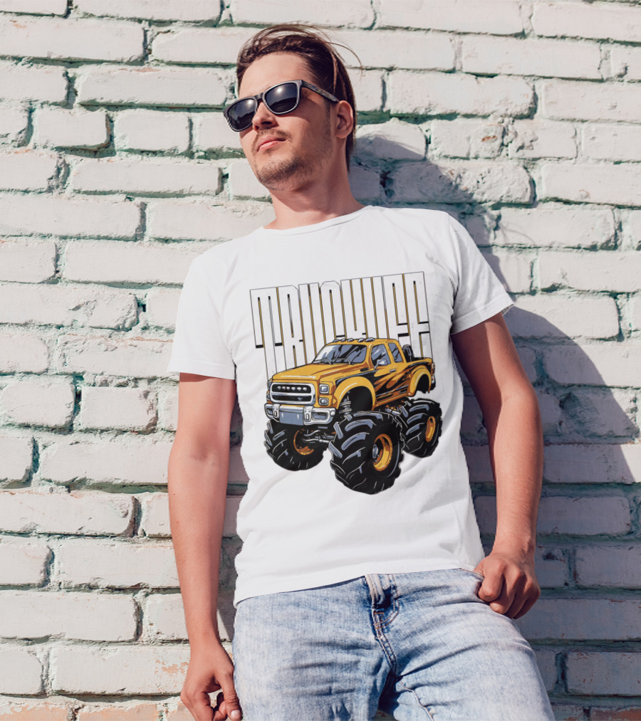 Trucklife Adventure Never Slowing Down Monster Truck T-Shirt