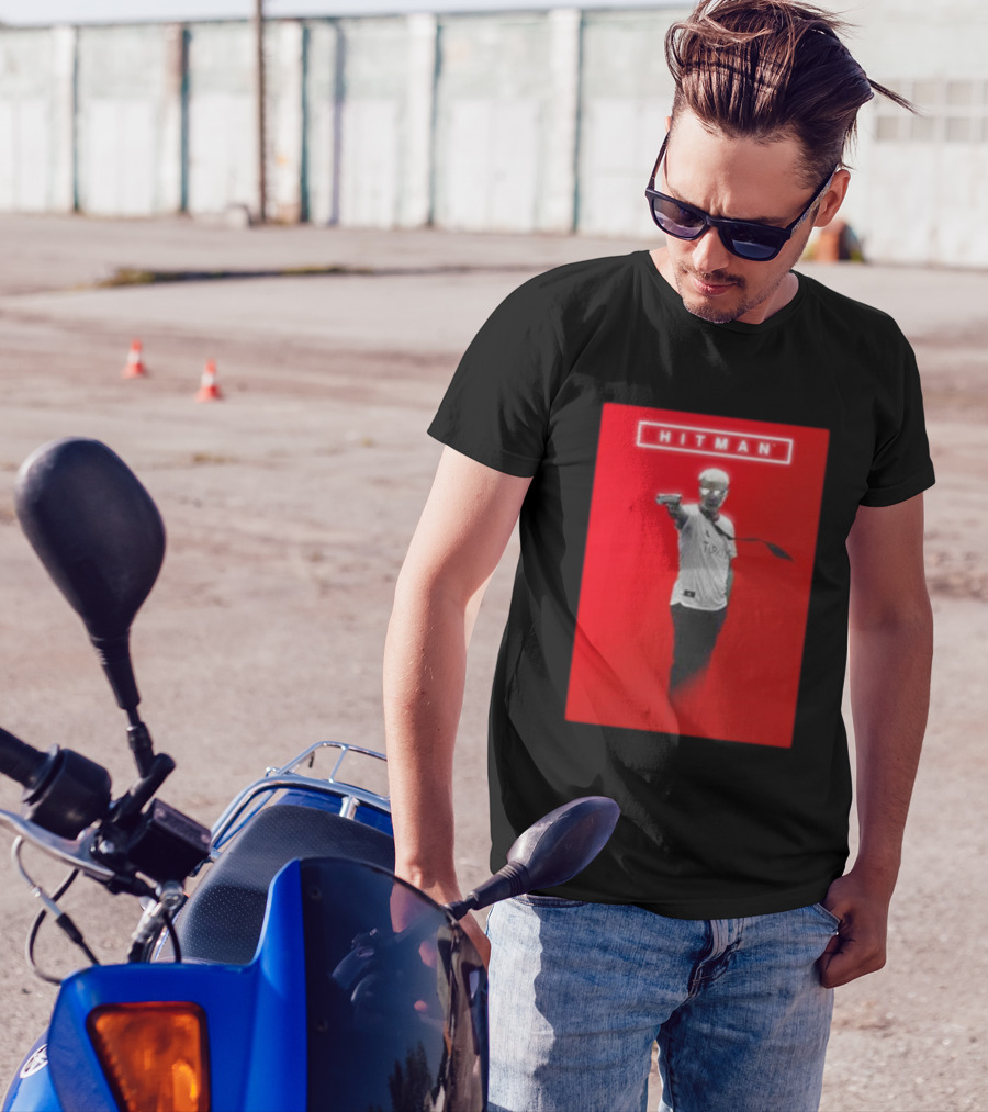 Hitman Agent 47 Gun Pose T-Shirt