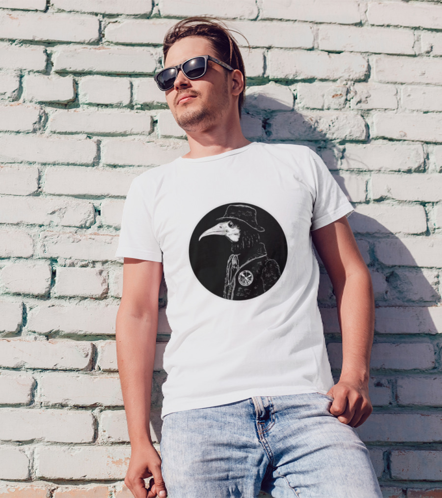 Plague Doctor Unwoke Wiki January 2024 Dark Circular T-Shirt