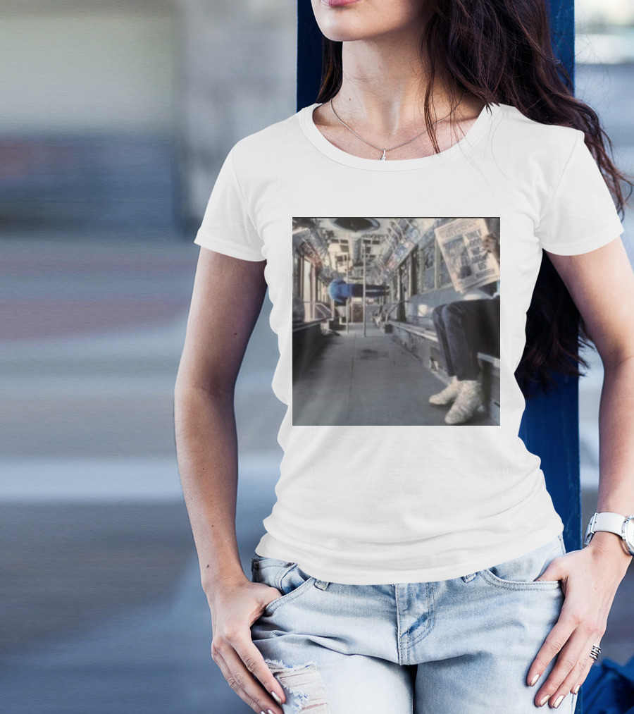 Vampire Weekend Ogwau Album Cover 2024 Subway Scene Newspaper Only God Above Us T-Shirt