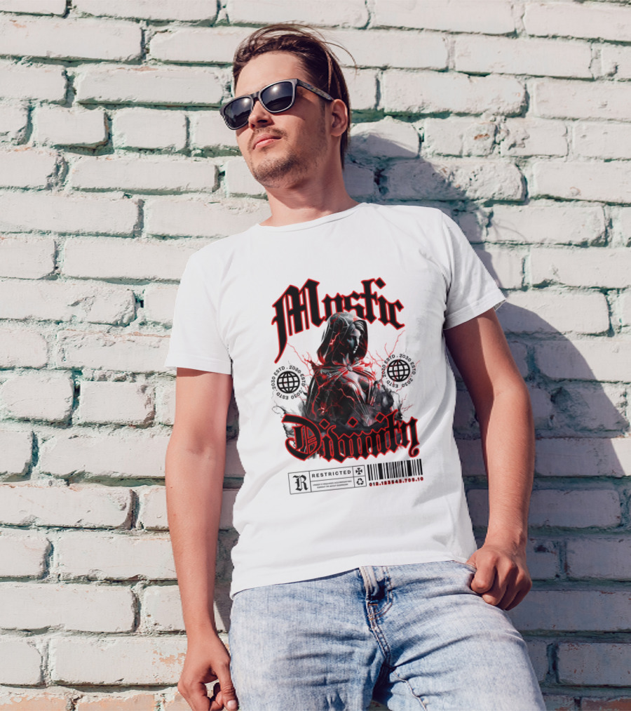 Mystic Divinity Divine Warrior Restricted Barcode 2038 2049 T-Shirt
