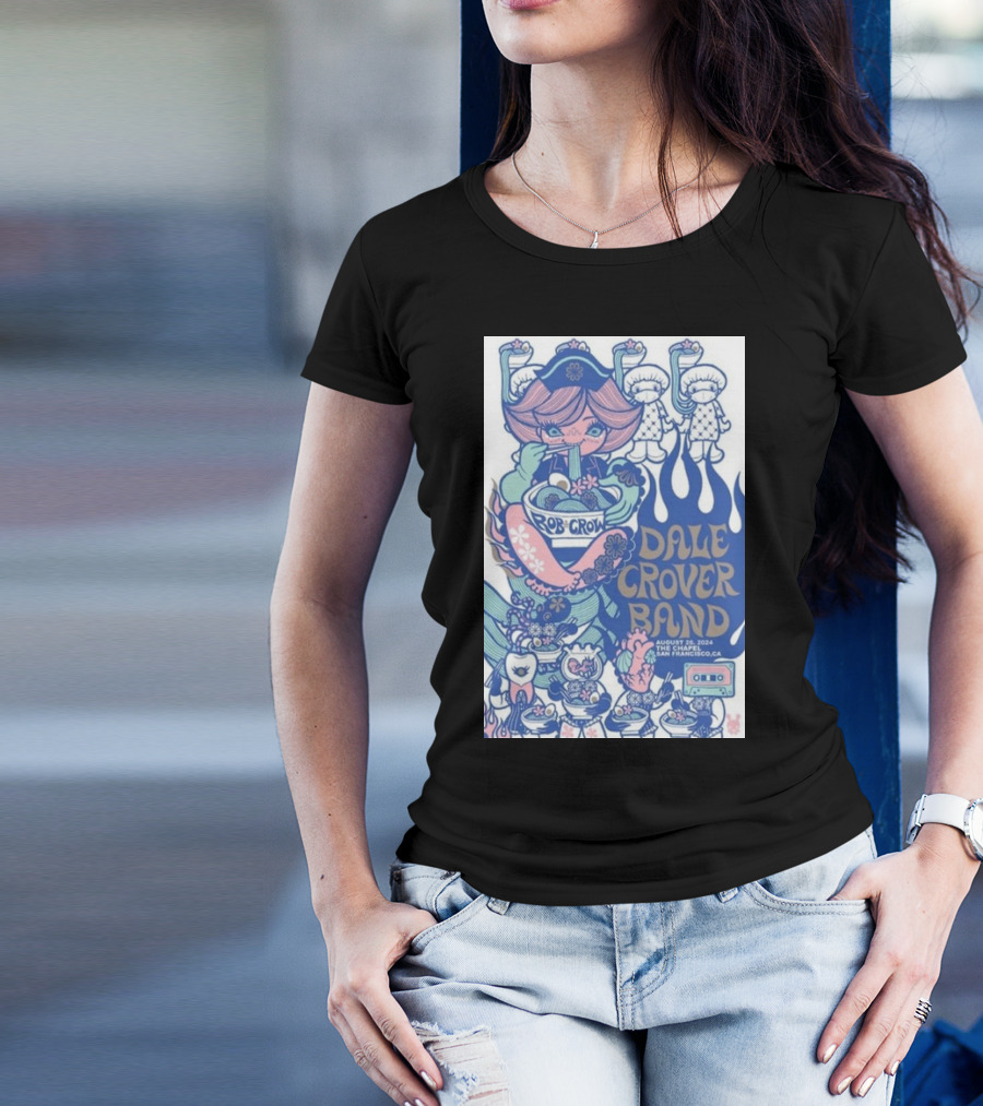 Rob Crow Dale Crover Band August 26 2024 San Francisco CA T-Shirt