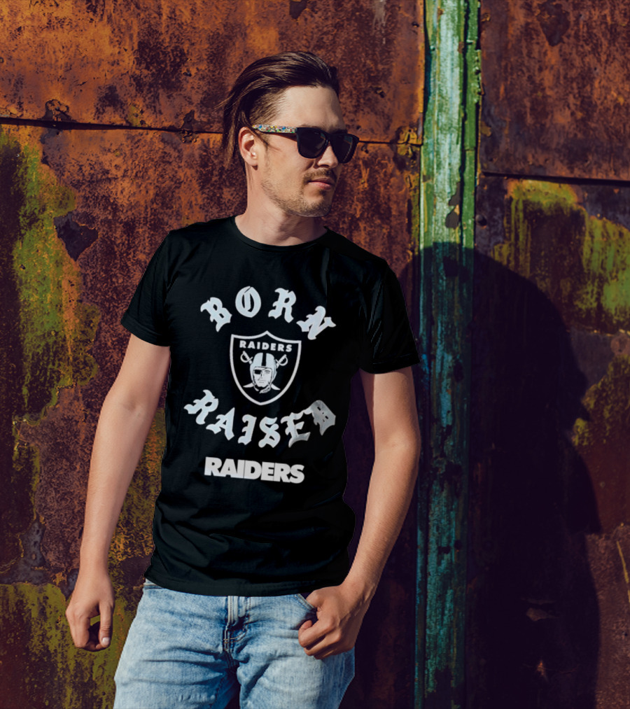 Born Raised Raiders Las Vegas Raiders T-Shirt