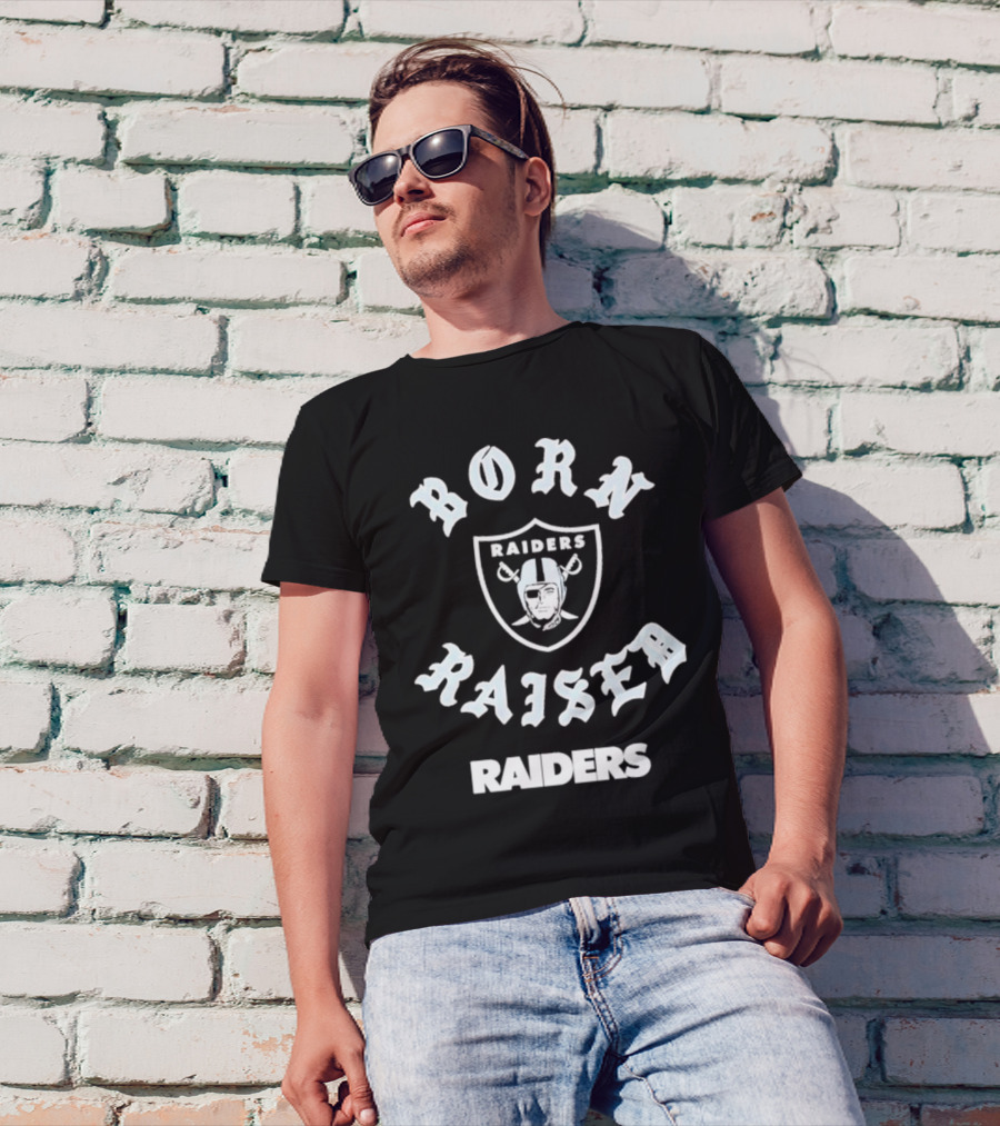 Born Raised Raiders Las Vegas Raiders T-Shirt
