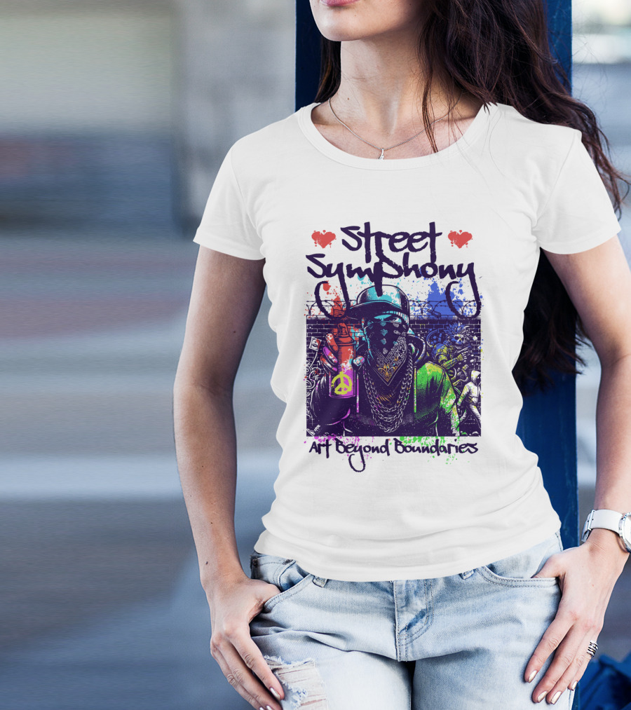 Street Symphony Art Beyond Boundaries Graffiti Man T-Shirt