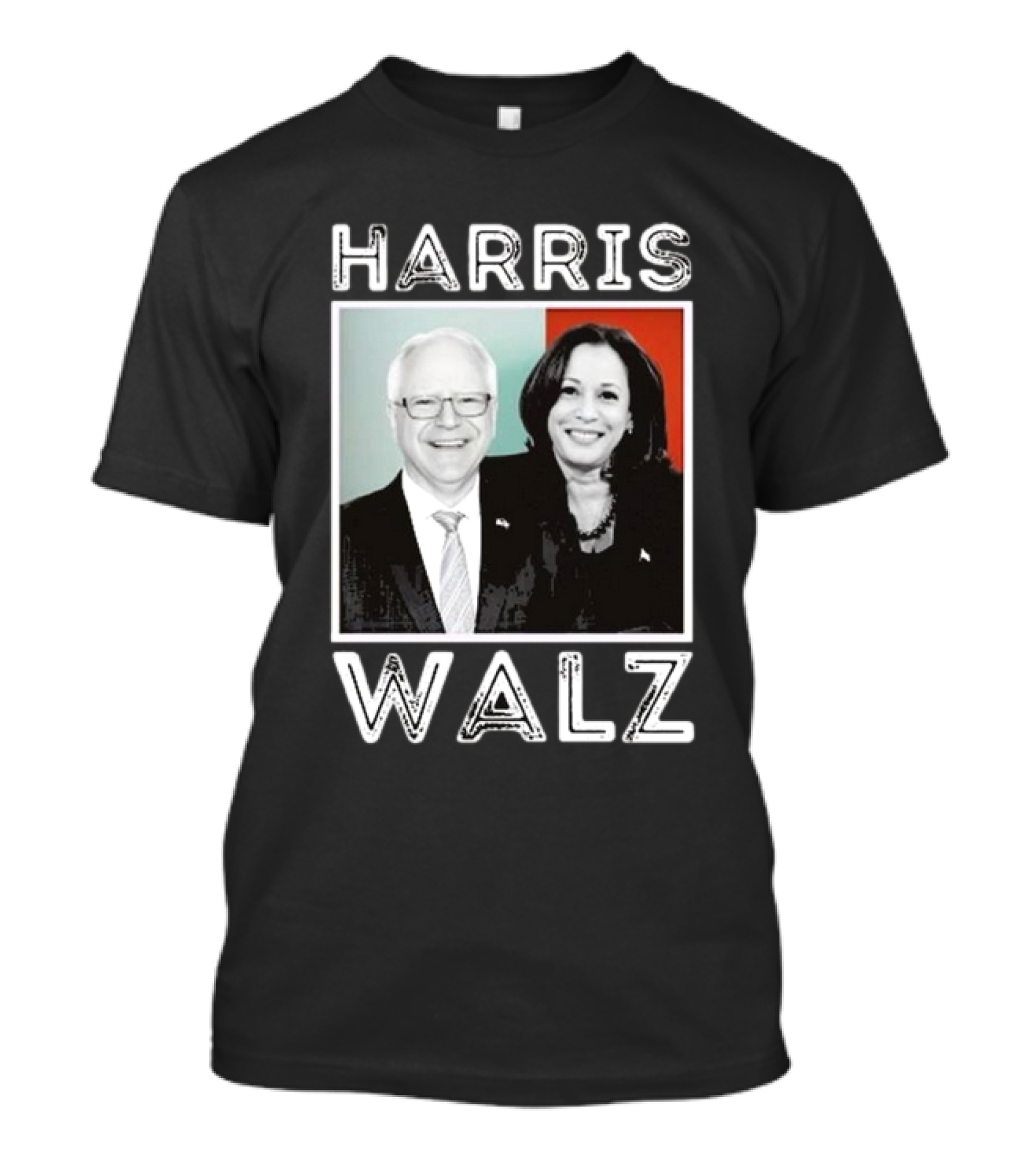 Harris Walz 2024 Kamala Harris And Tim Walz Pics T-Shirt