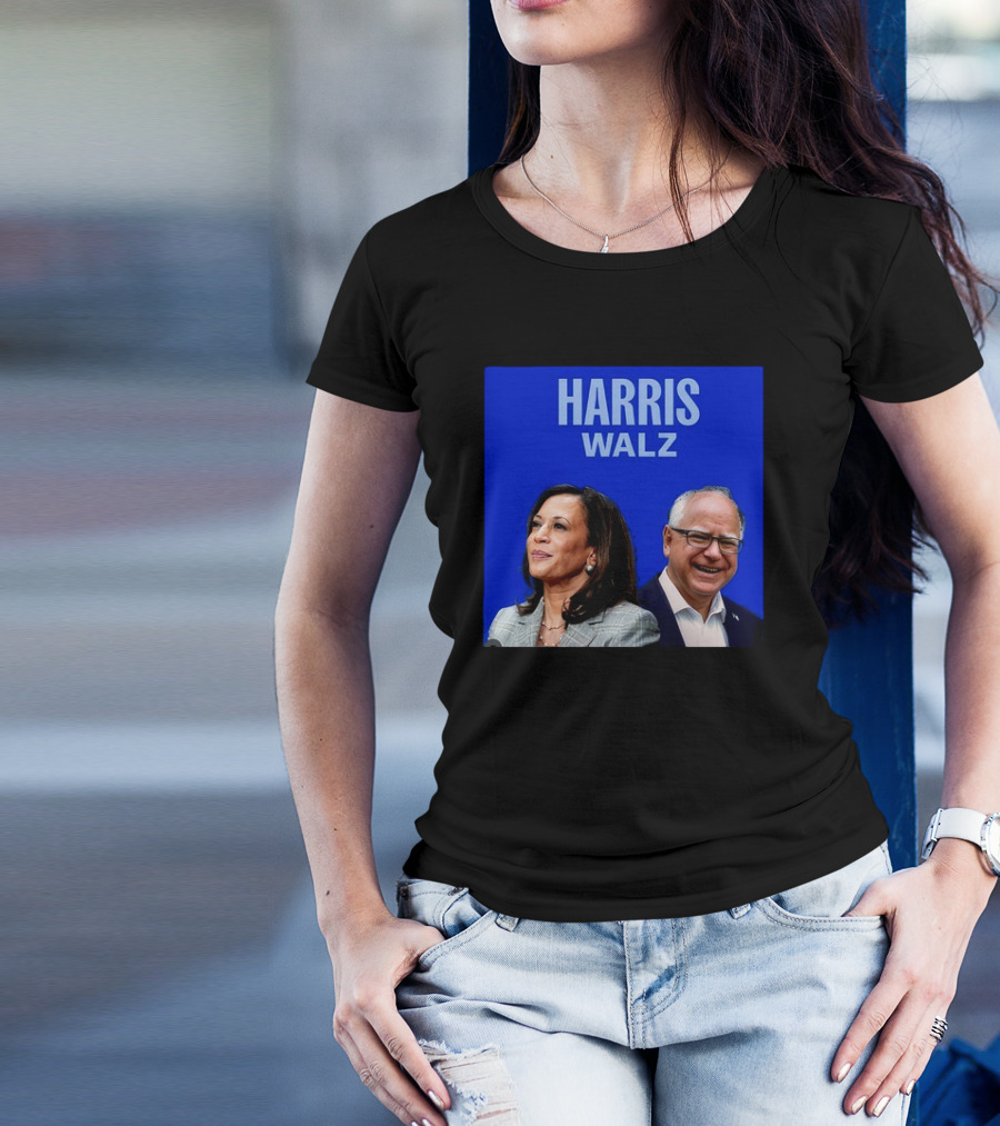 Harris Walz 2024 One Team Duo T-Shirt