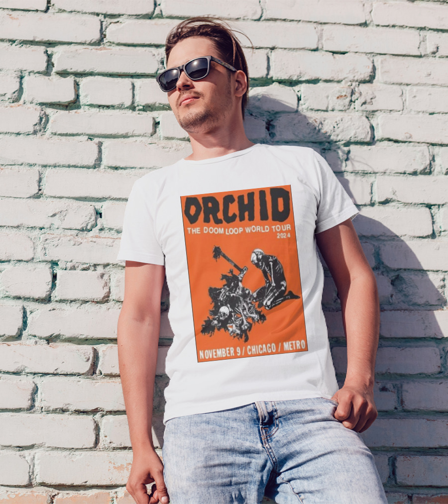 Orchid The Doom Loop World Tour November 9 2024 Chicago Metro T-Shirt
