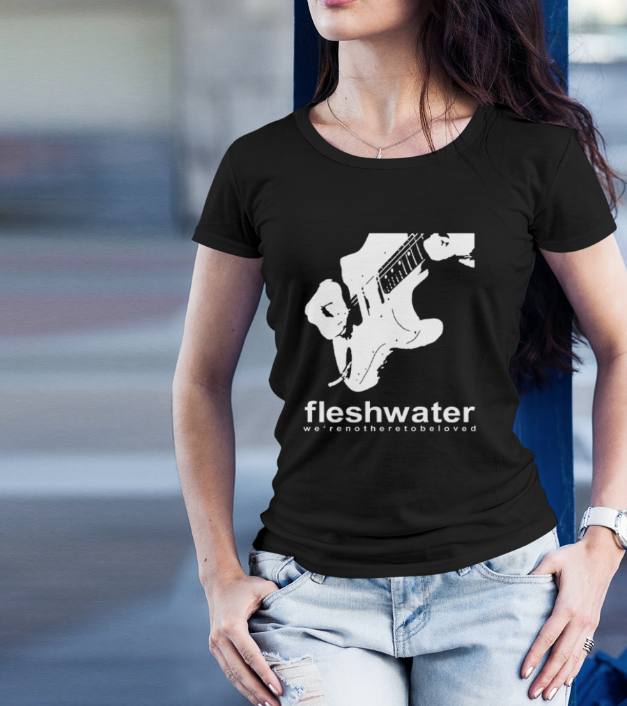 Closed Casket Activities Fleshwater We're Not Here To Be Loved Strat T-Shirt