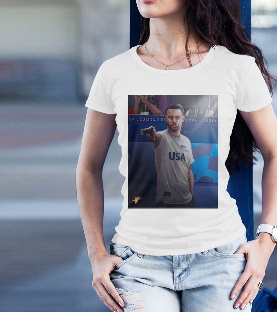 Stephen Curry USA Olympic Shooters Shoot T-Shirt