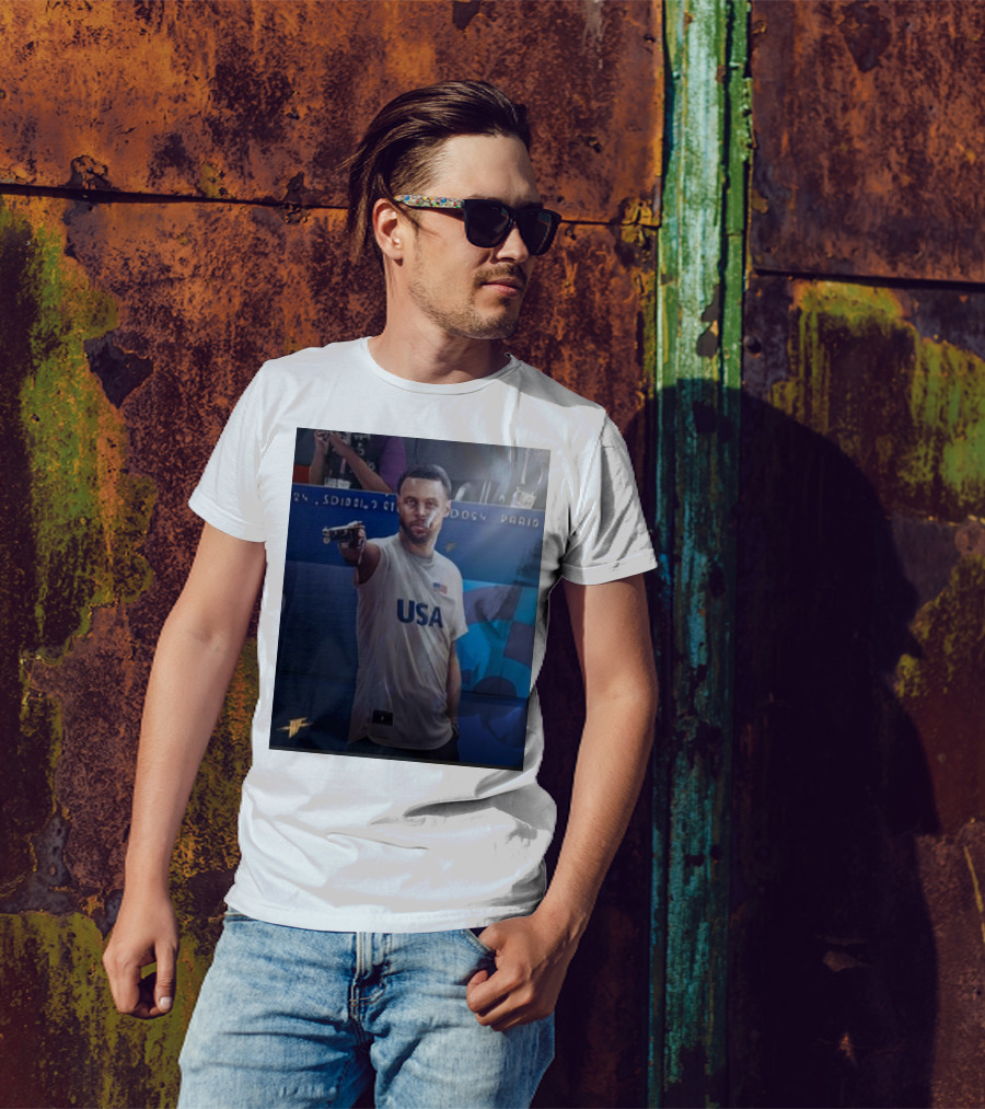 Stephen Curry USA Olympic Shooters Shoot T-Shirt