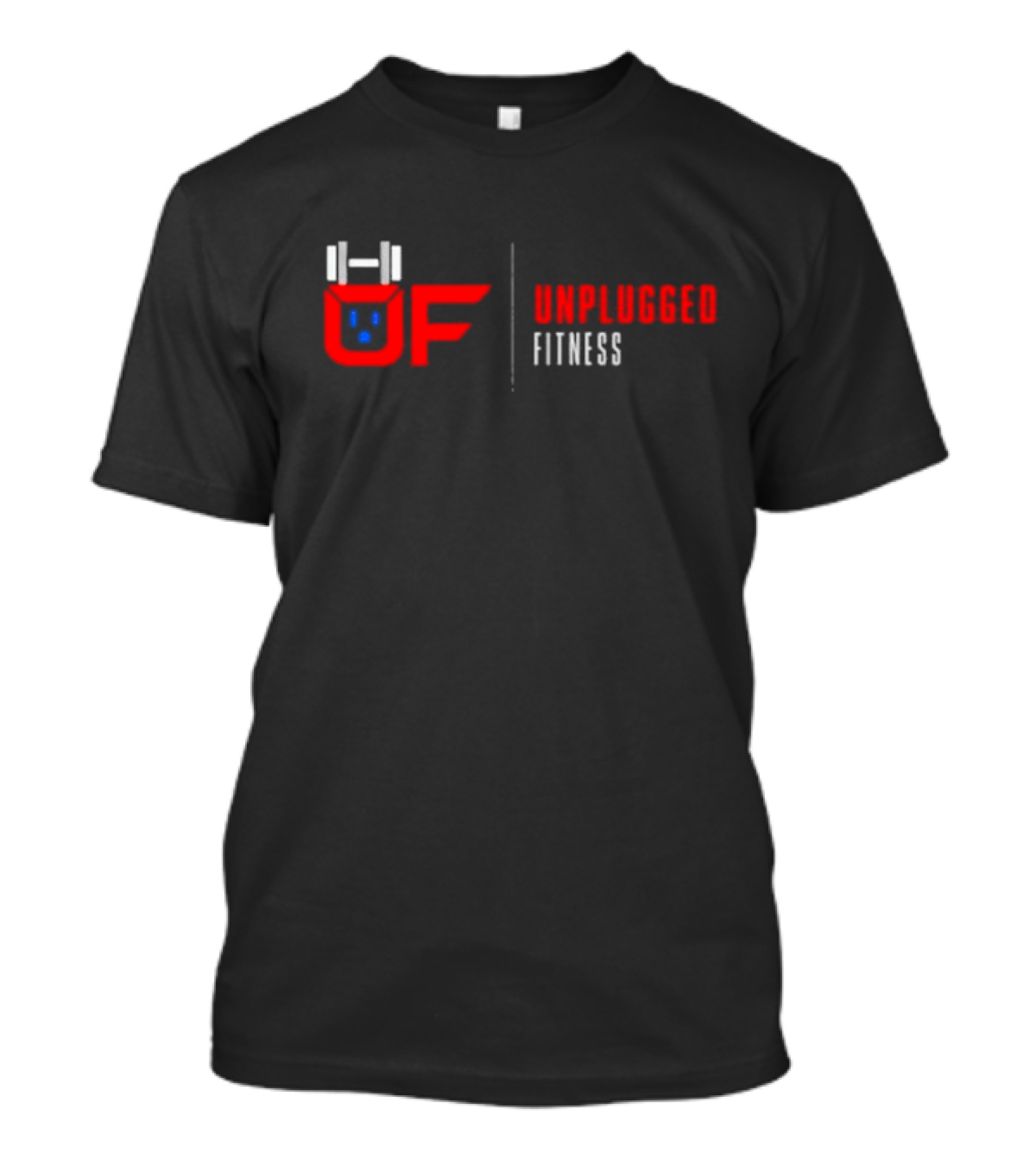 Unplugged Fitness UF Logo Dumbbell T-Shirt