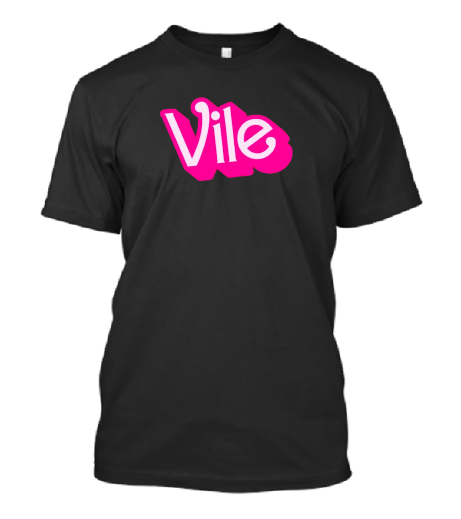 Vile Barbie Movies Vivid Hot Pink T-Shirt