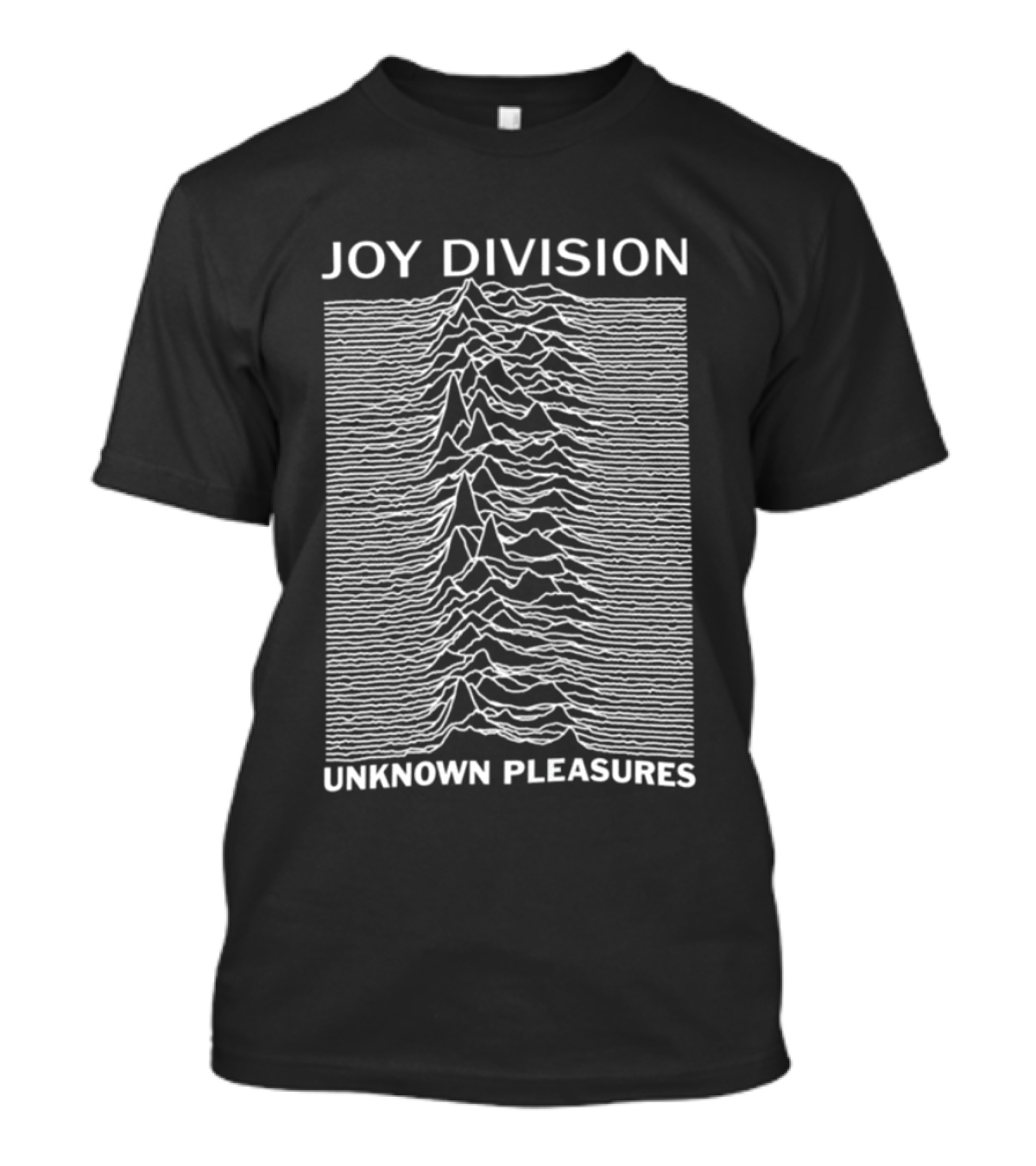 Joy Division Unknown Pleasures Vintage Album Cover T-Shirt