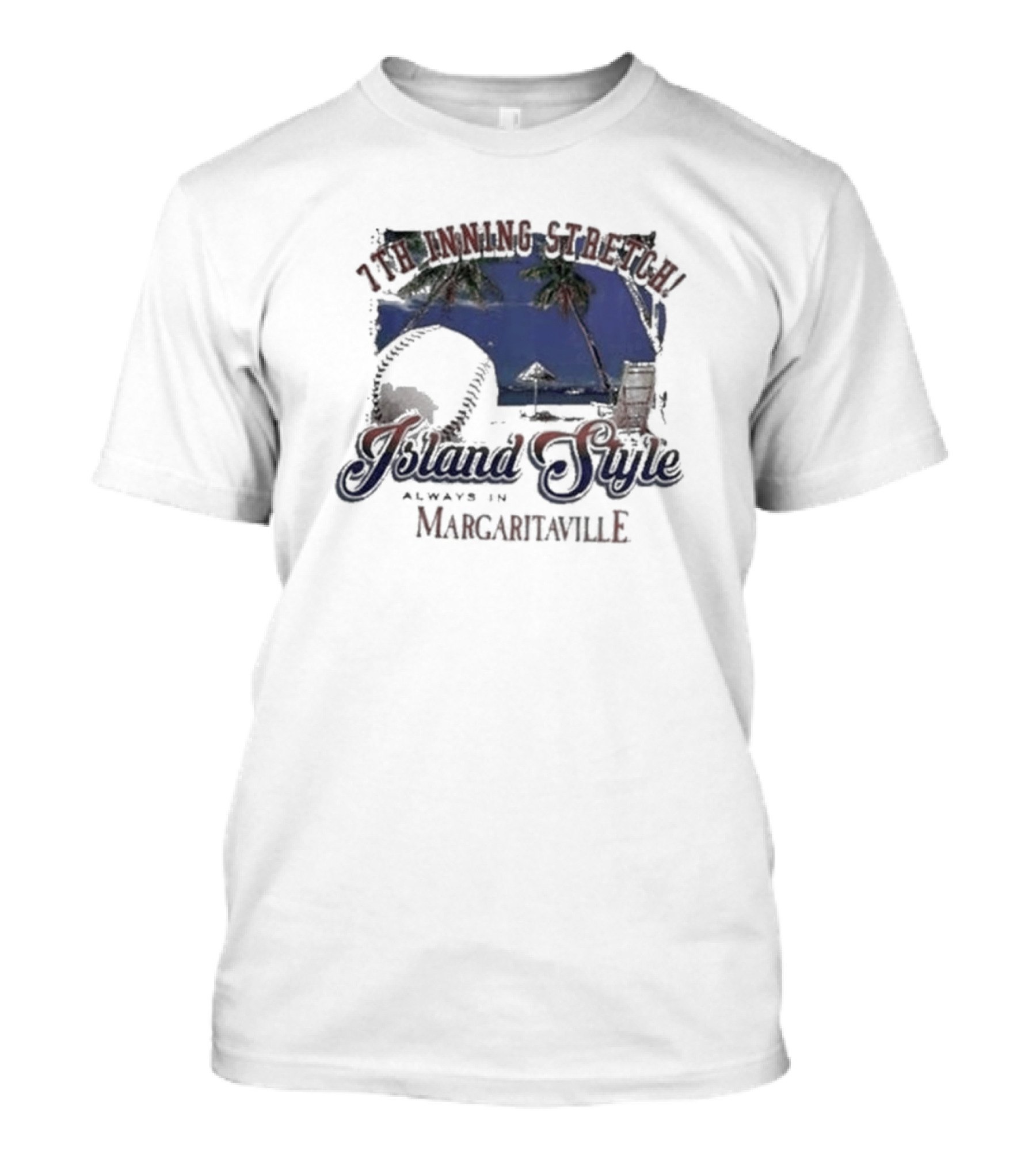 Philadelphia Phillies Island Style 7th Inning Stretch Always In Margaritaville T-Shirt