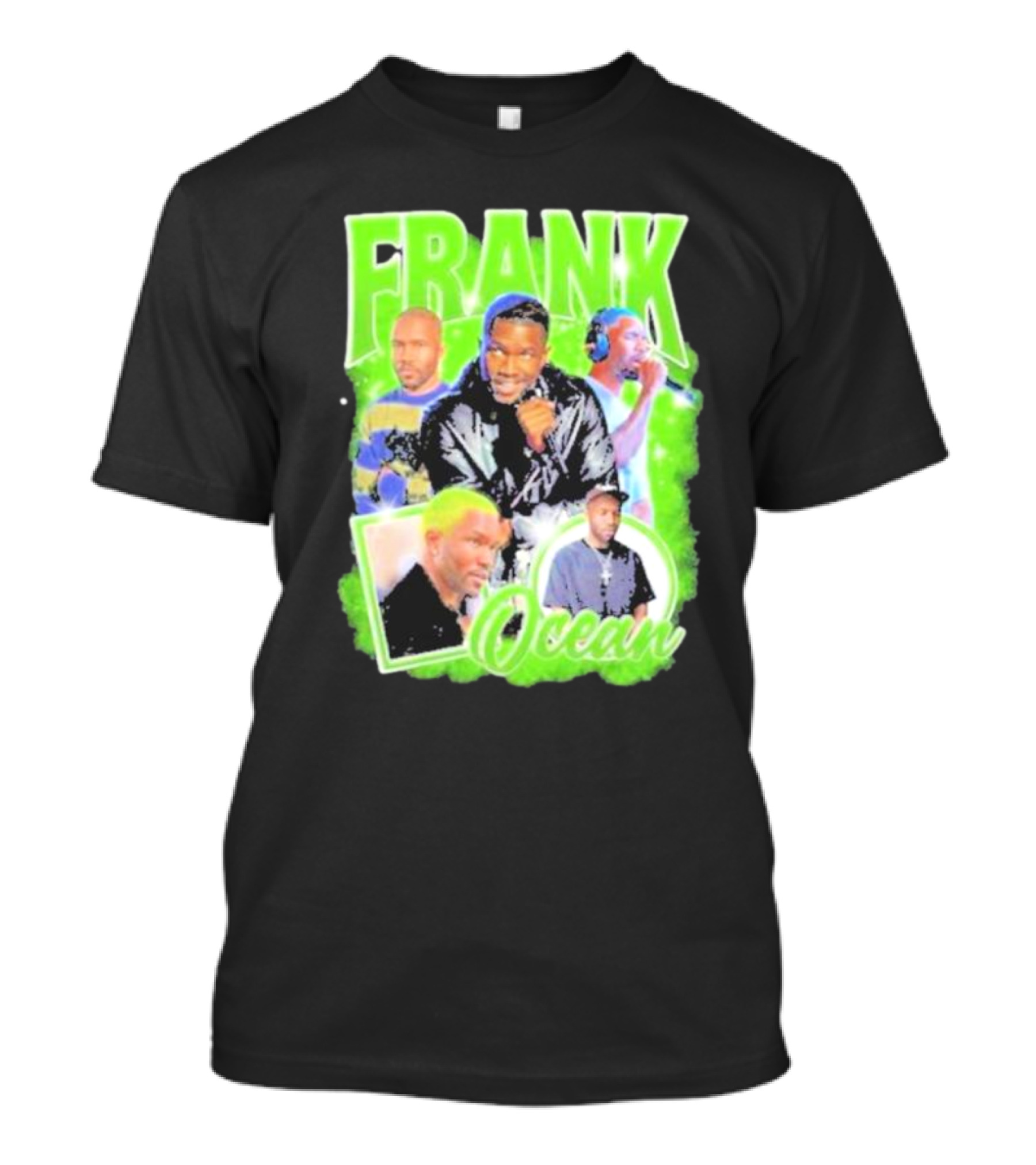 Vintage Frank Ocean Retro Music Collage T-Shirt