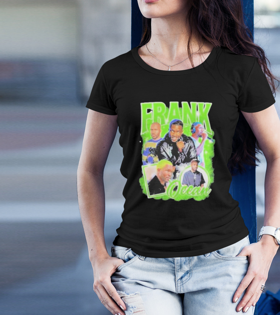 Vintage Frank Ocean Retro Music Collage T-Shirt