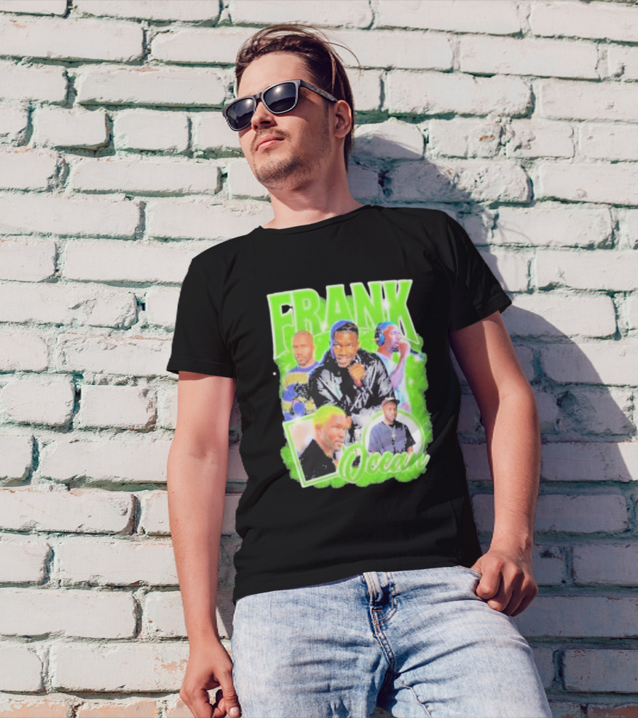 Vintage Frank Ocean Retro Music Collage T-Shirt