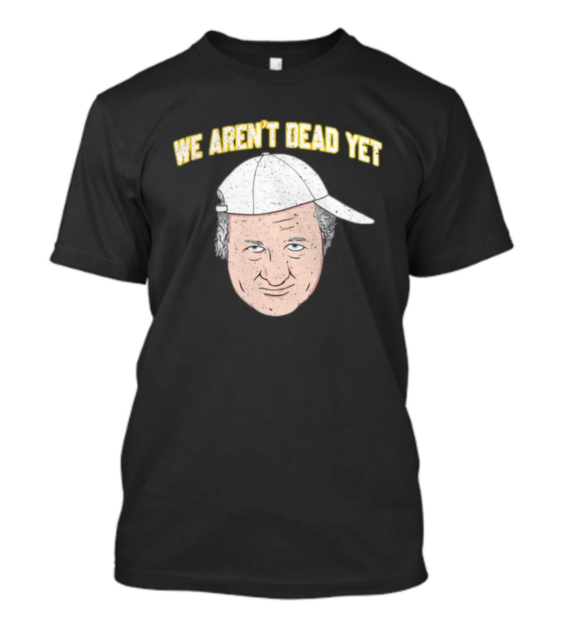 We Aren't Dead Yet Barstool White Cap Head T-Shirt