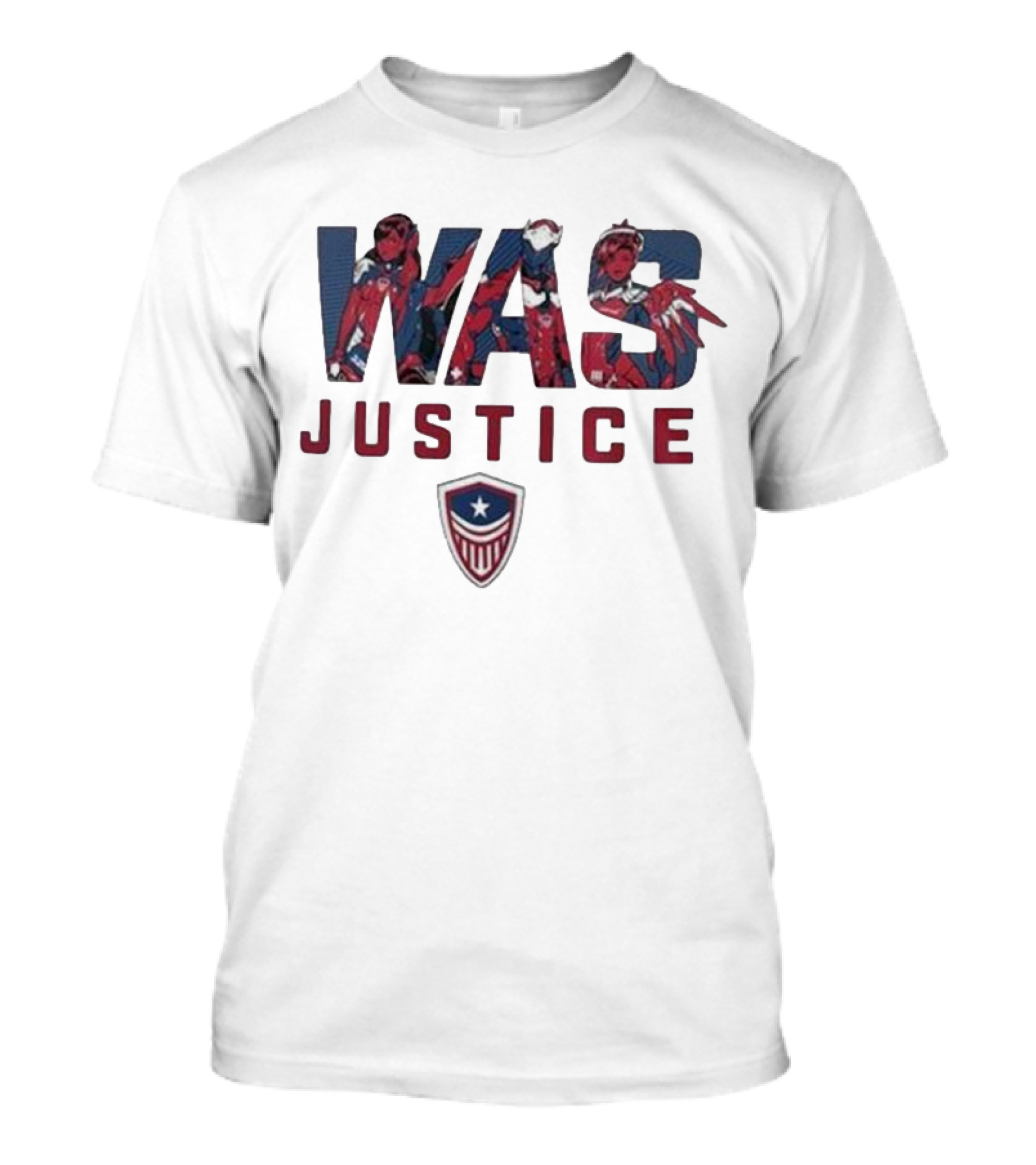 Washington Justice WAS Justice City Hero T-Shirt