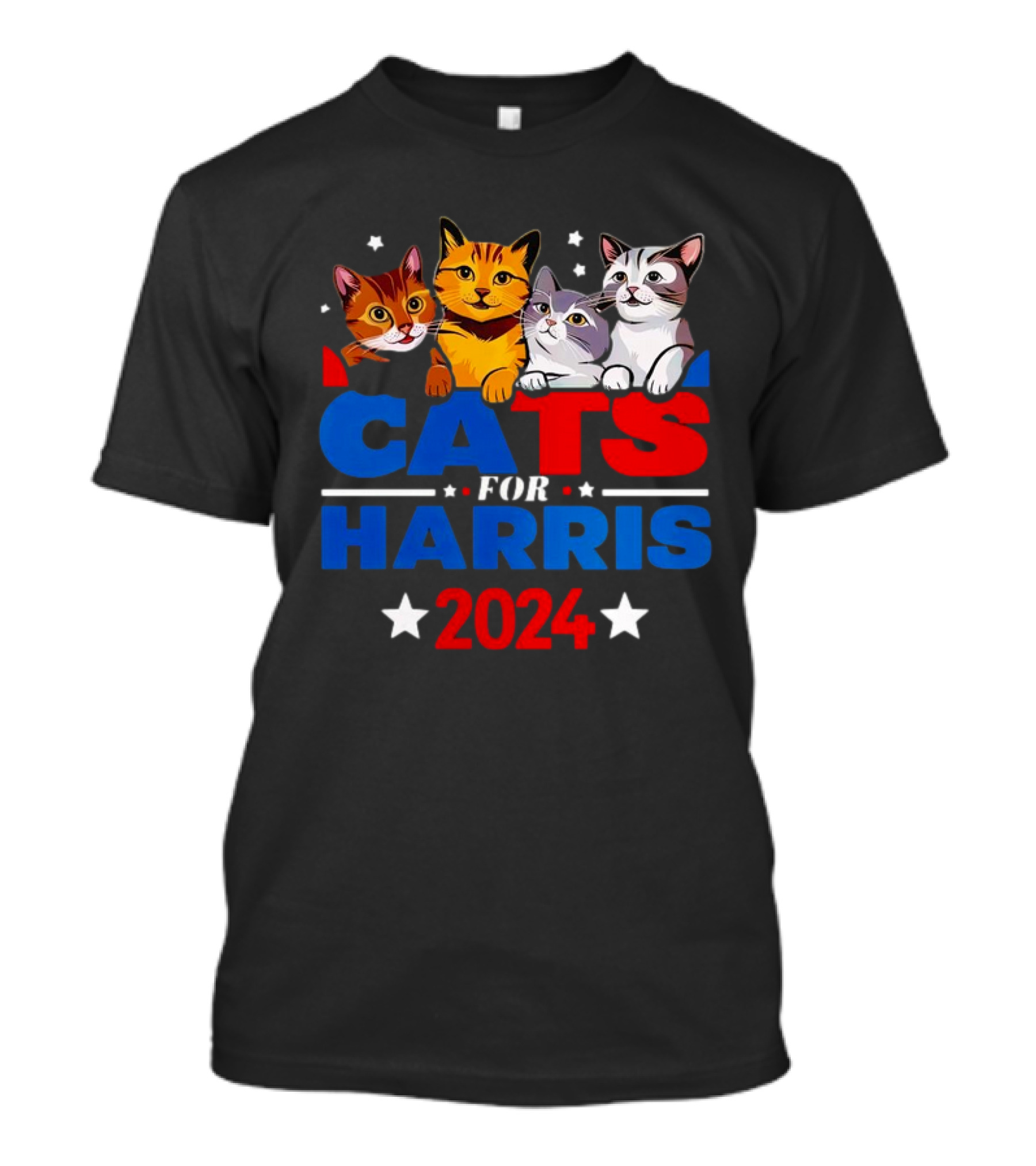 Cats For Harris 2024 Maga Hat T-Shirt