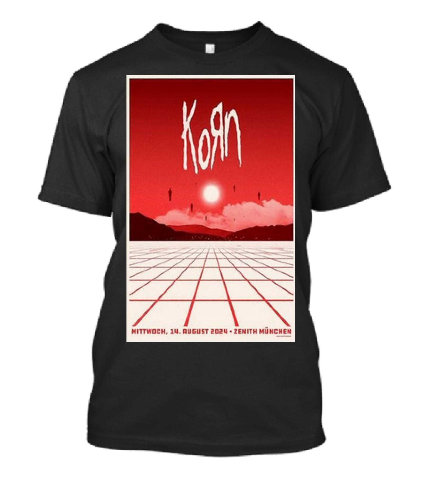 Korn Mittwoch 14 August 2024 Zenith München T-Shirt