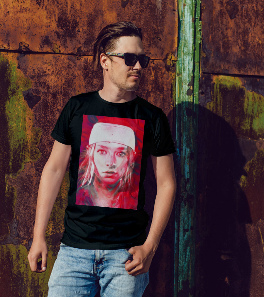 Cuckoo Twisted Trance Neon Red Vision T-Shirt