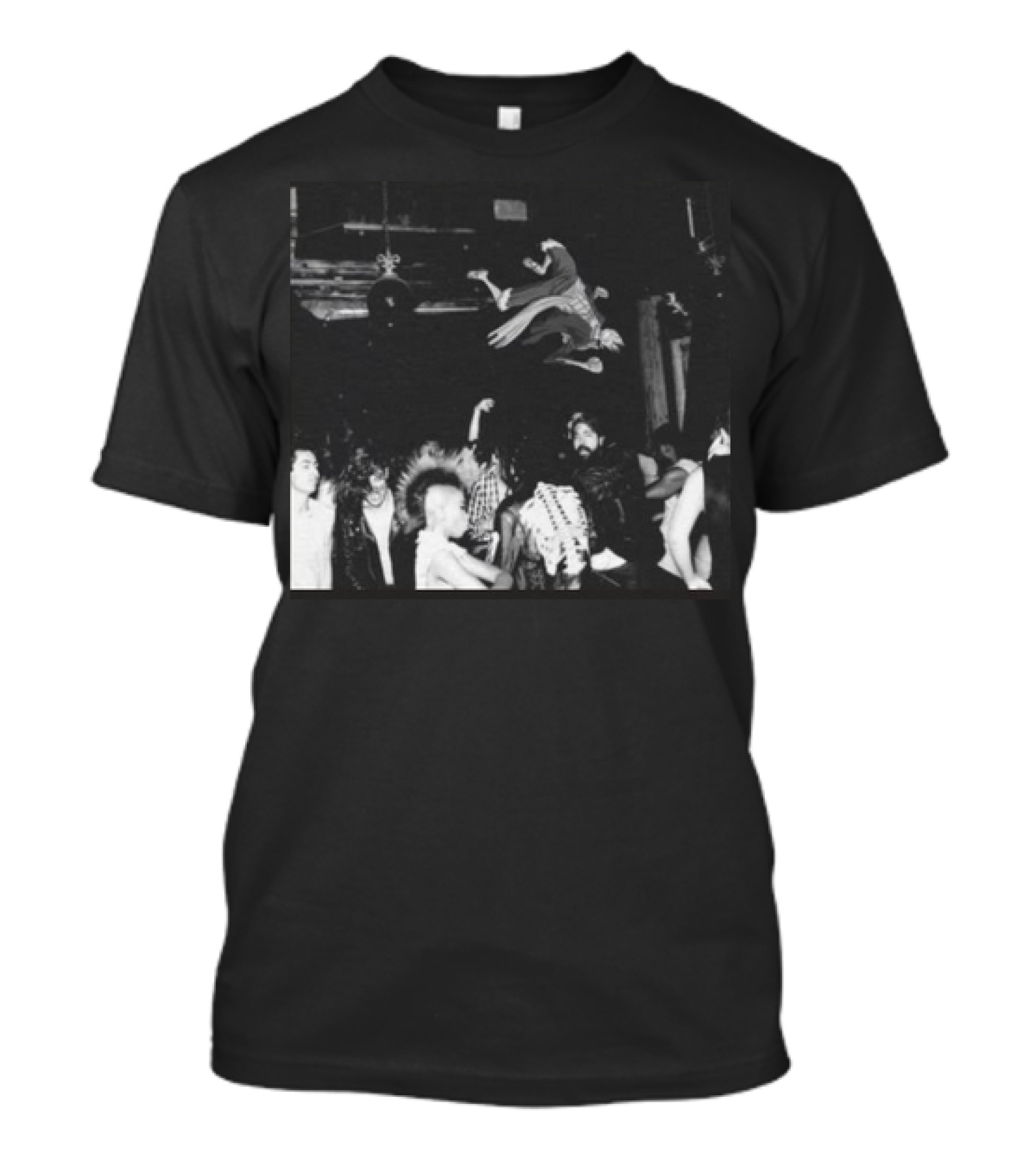 Luffy X Die Lit Manga Punk Rock Crowd Dive Scene T-Shirt