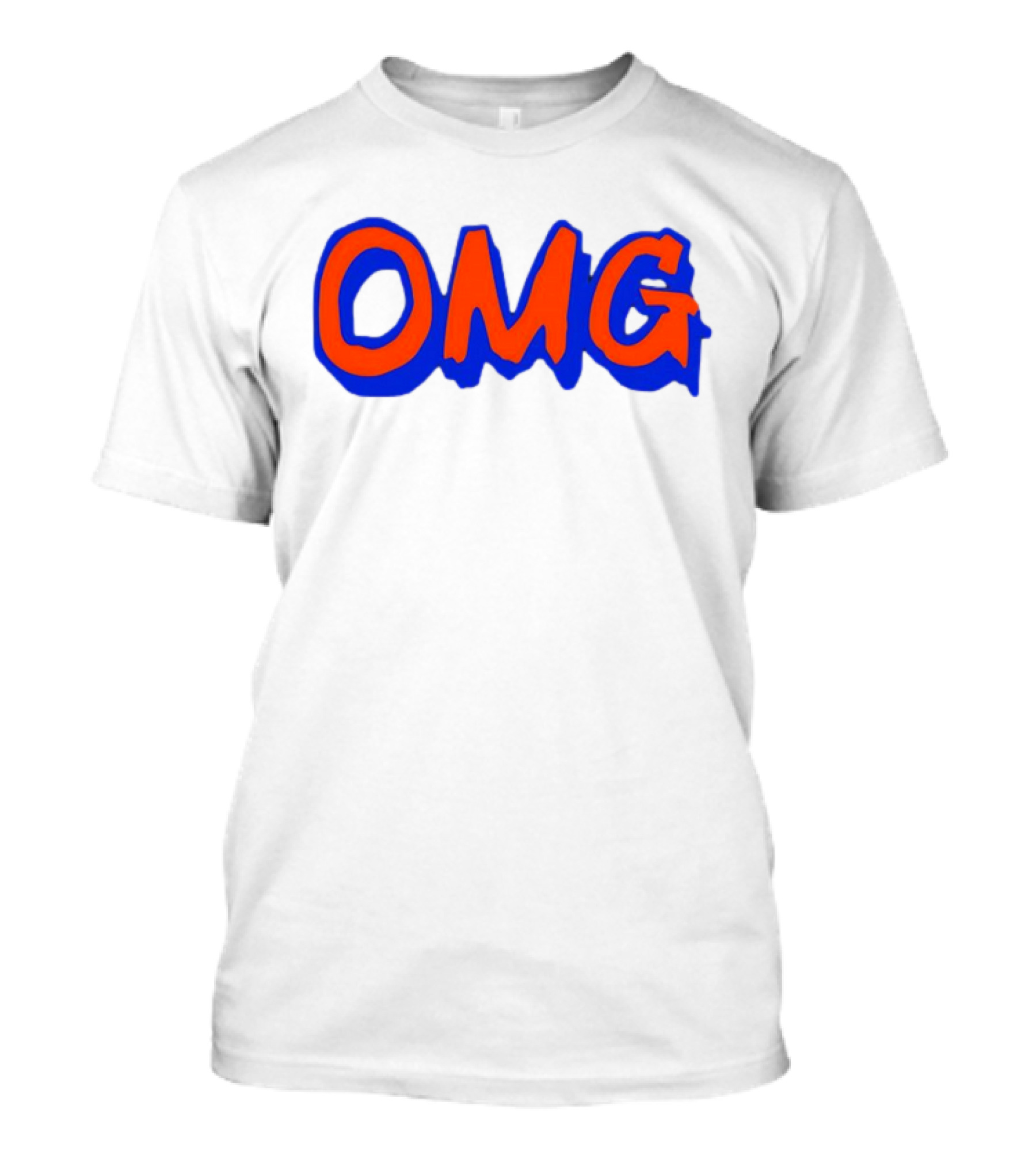 New York Mets OMG Bold Blue Red T-Shirt