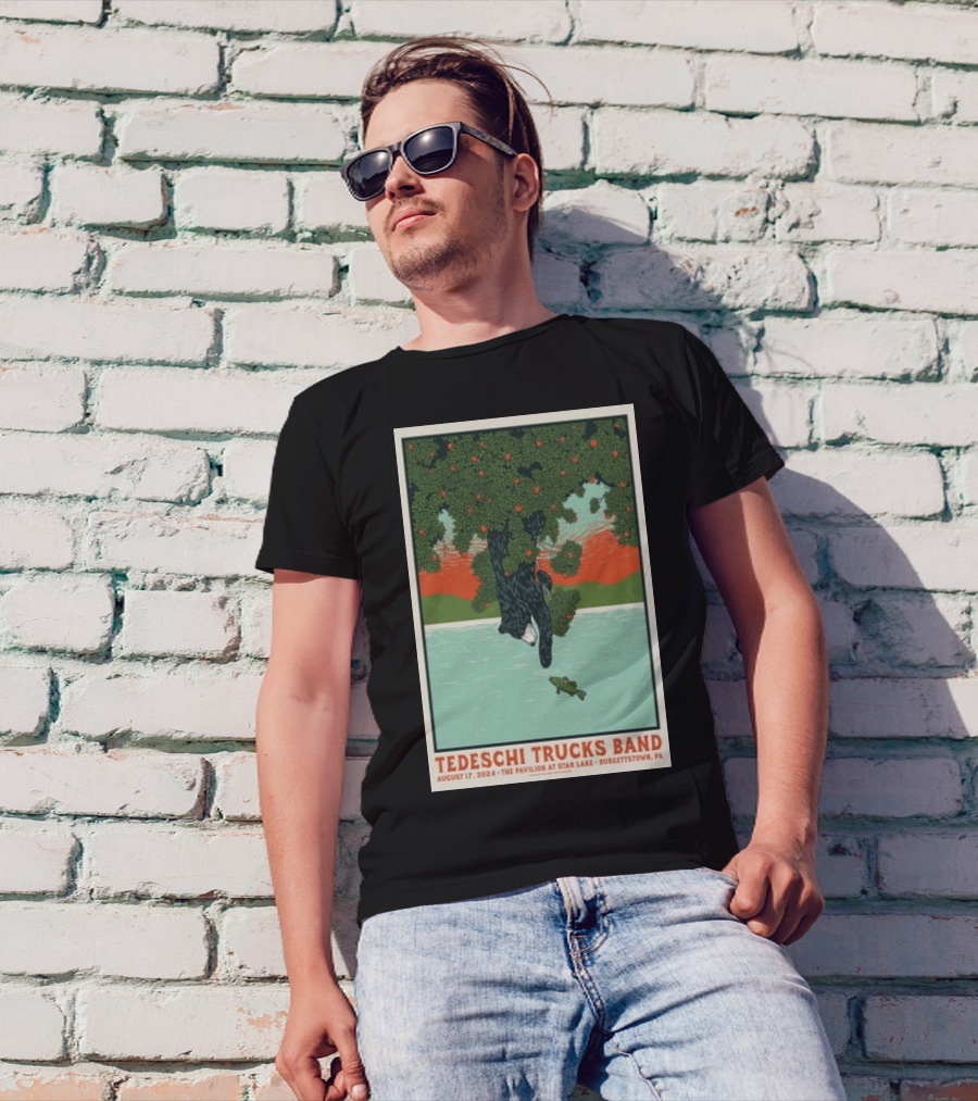 Tedeschi Trucks Band August 17 2024 The Pavilion At Star Lake Burgettstown PA T-Shirt