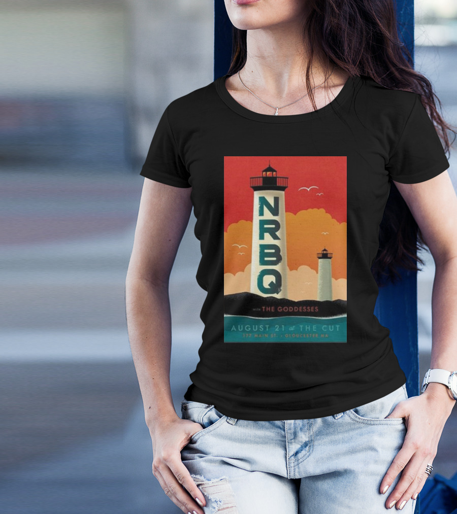 NRBQ With The Goddesses August 21 At The Cut 177 Main St Gloucester MA T-Shirt