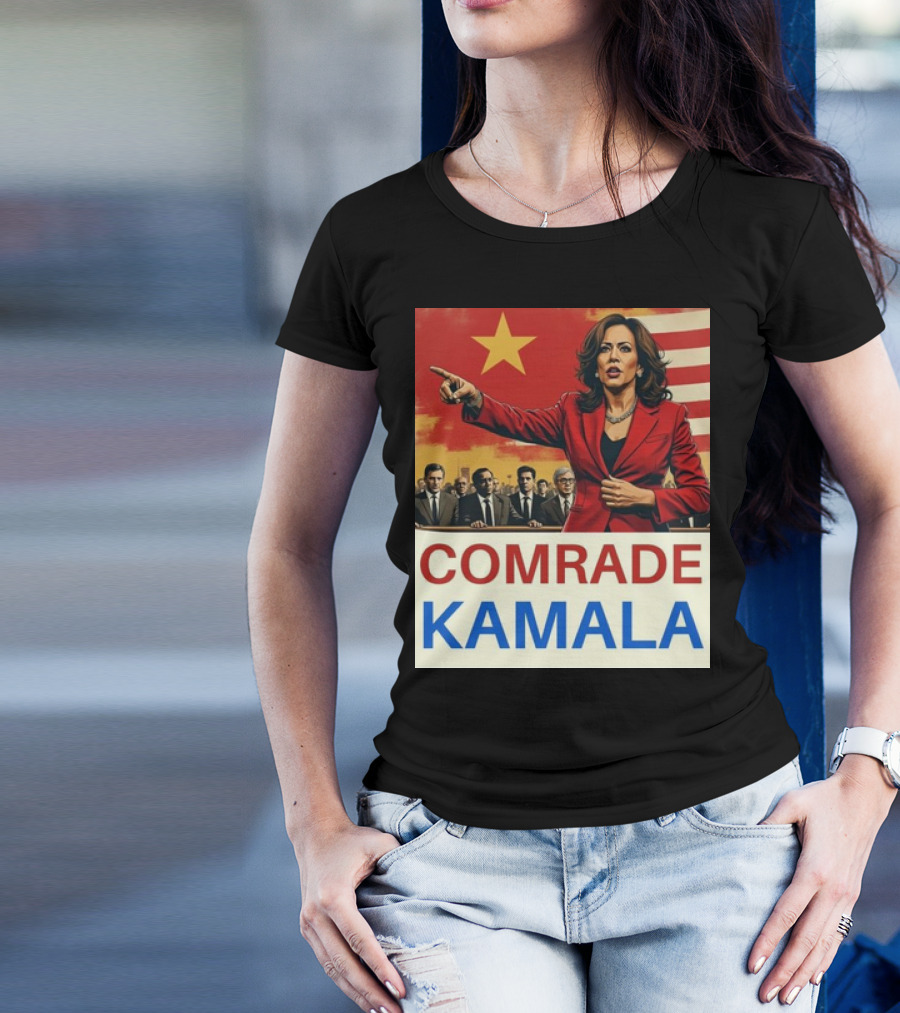 Comrade Kamala 2024 Soviet Style Propaganda T-Shirt