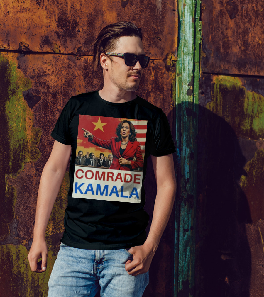 Comrade Kamala 2024 Soviet Style Propaganda T-Shirt