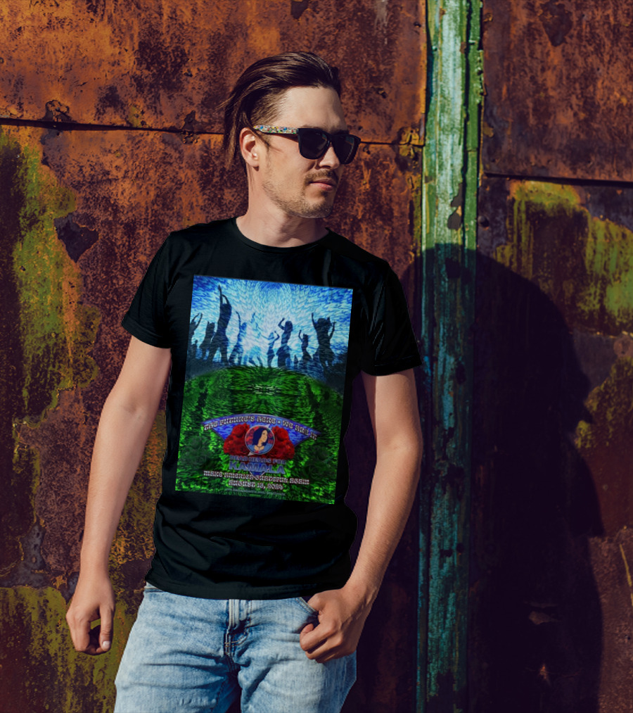 Deadheads For Kamala Make America Grateful Again 2024 August 13 With Roses And Dancing T-Shirt