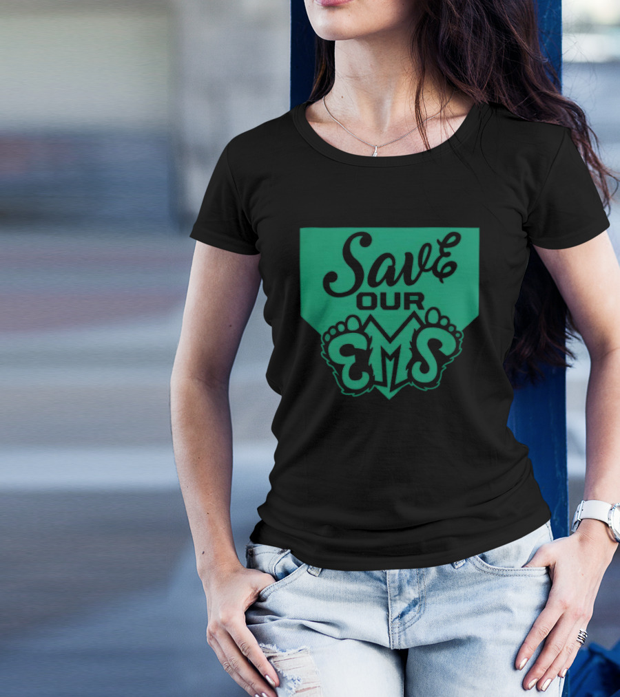 Eugene Emeralds Save Our Ems Team Spirit T-Shirt