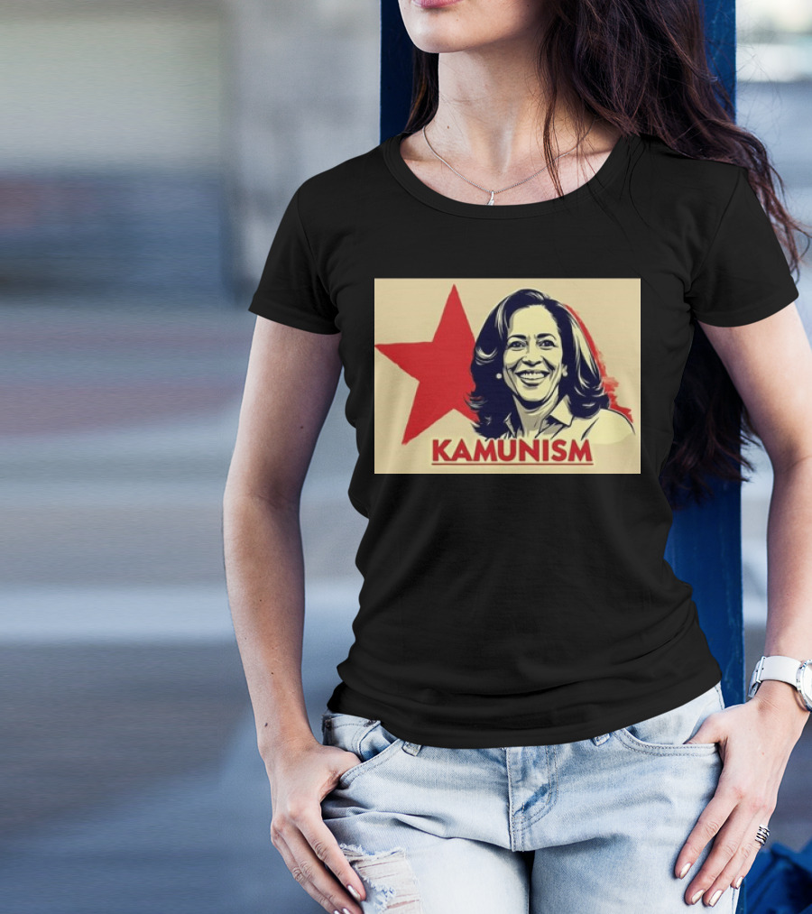 Kamala Harris Kamunism Red Star T-Shirt