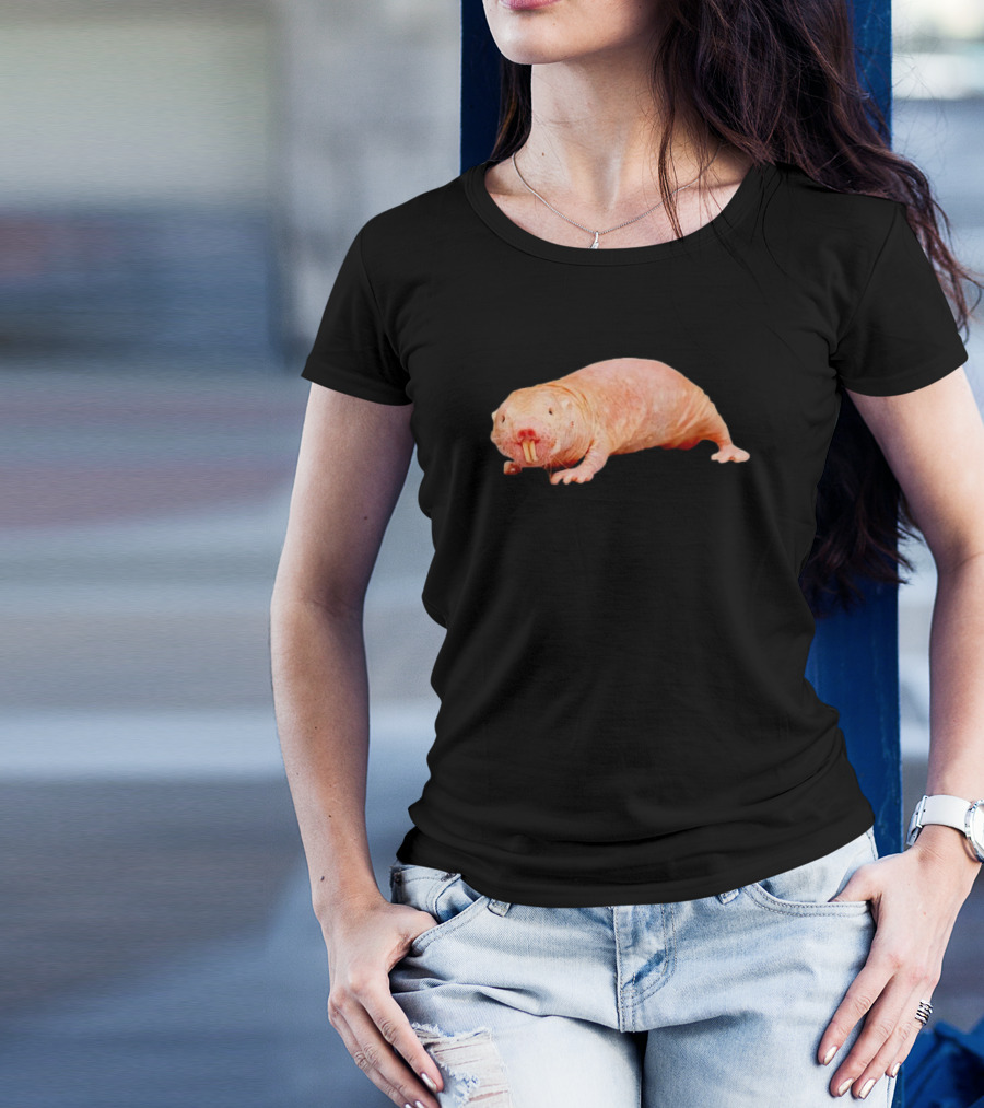 Naked Mole Rat Image On Clothing T-Shirt