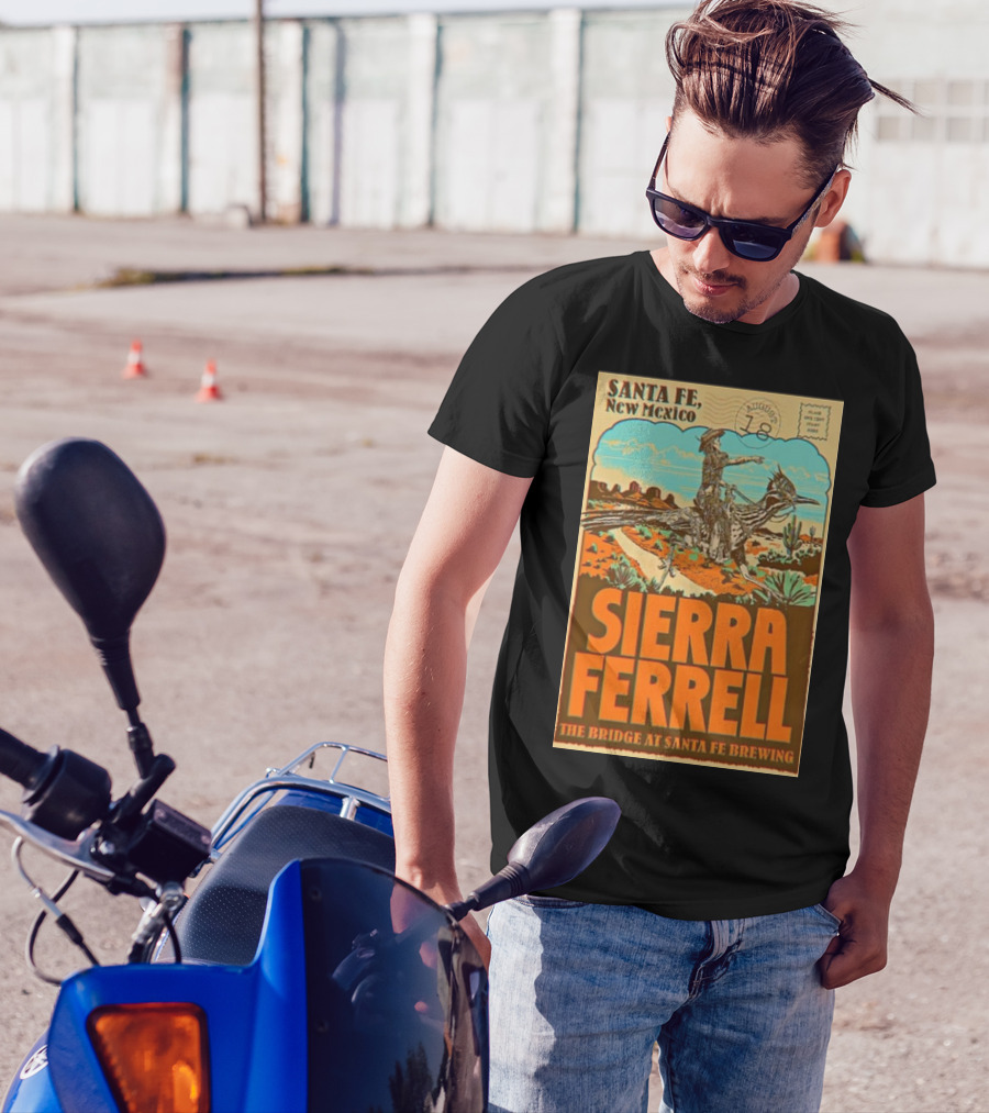 Santa Fe New Mexico August 18 2024 Sierra Ferrell The Bridge At Santa Fe Brewing Company Cowboy Scene T-Shirt